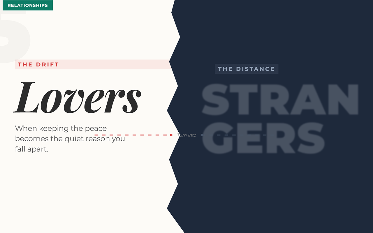 5 Habits That Turn Lovers into Strangers